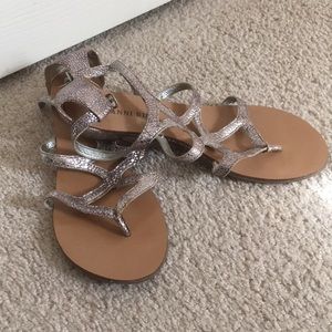 Gianni Bini silver sandals